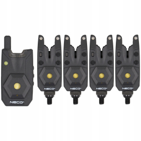 Zestaw sygnalizatorów brań z centralka Neco Base-X 104 4+1