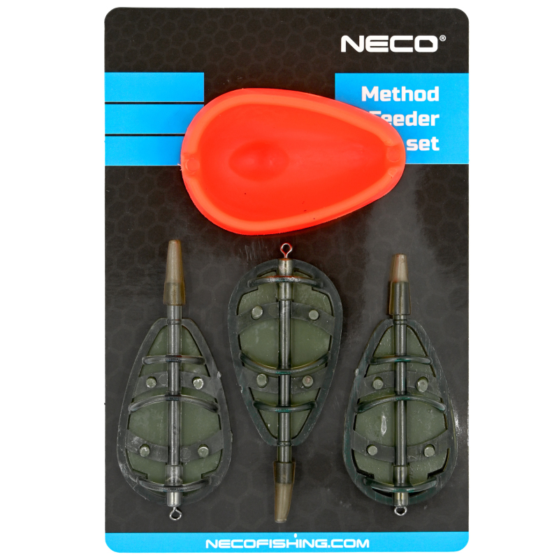 Koszyk podajnik method feeder 20+30+40g z foremką silikonową