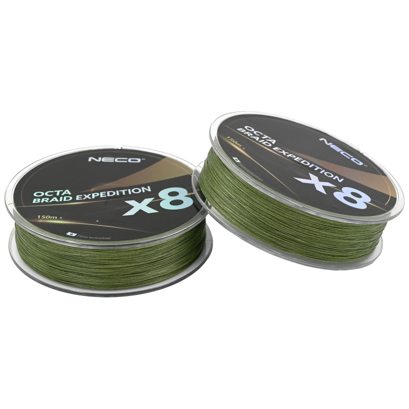 Plecionka Neco Octa Braid Expedition x8 150m 0,28mm - zielona