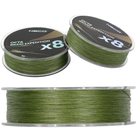 Plecionka Neco Octa Braid Expedition x8 150m 0,30mm - zielona