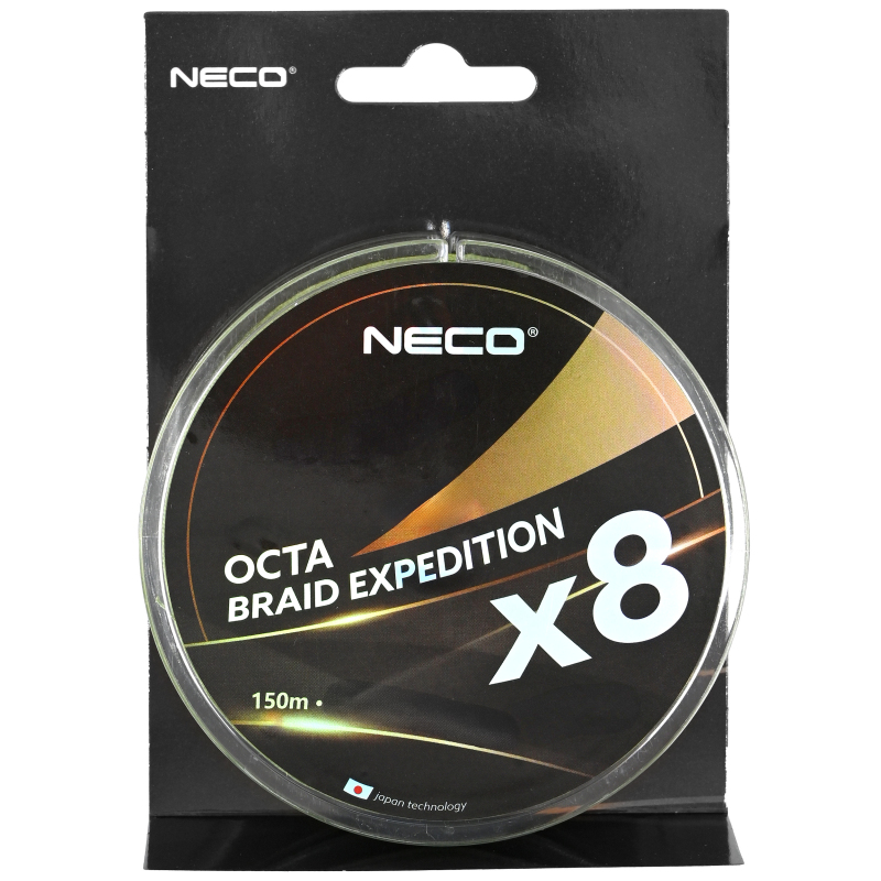 Plecionka Neco Octa Braid Expedition x8 150m 0,28mm - czarna