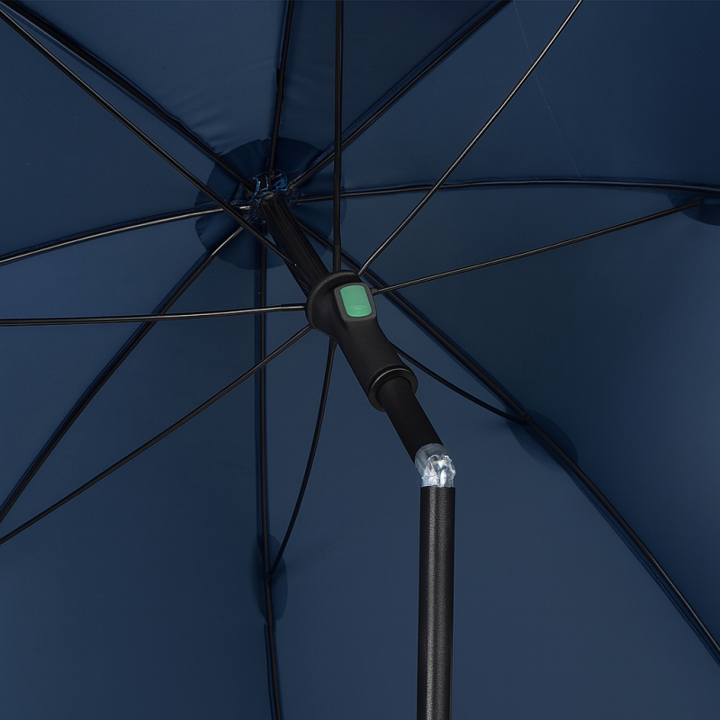 PARASOL NAMIOT WĘDKARSKI WODOSZCZELNY DUŻY Z OSŁONĄ 220CM NECO NIEBIESKI