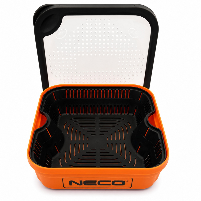 Pojemnik do Moczenia Pelletu Method Feeder Neco S 16x16x5 cm z sitkiem