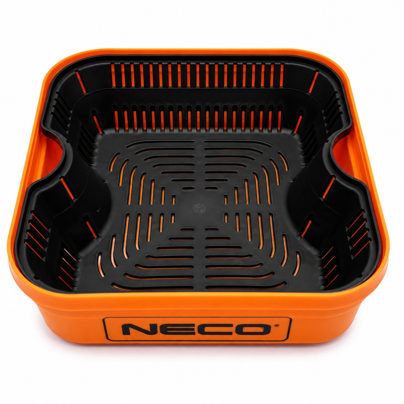 Pojemnik do Moczenia Pelletu Method Feeder Neco S 16x16x5 cm z sitkiem