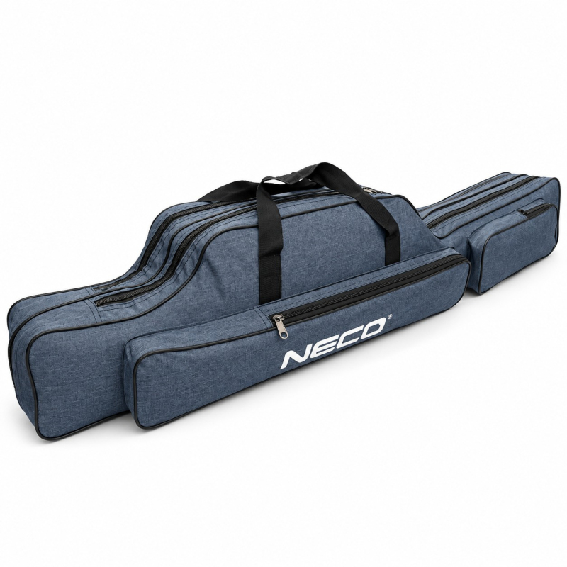 Pokrowiec wędkarski NECO 120 cm - 2 komory, 2 kieszenie