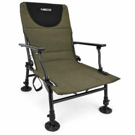 Fotel karpiowy Inspire Relax NECO 55x67x40 z regulowanym oparciem i nóżkami