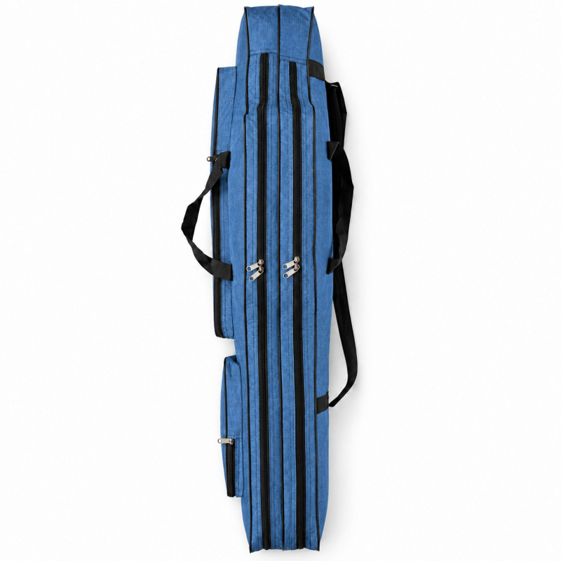Pokrowiec wędkarski usztywniany NECO 140 cm – 2 komory, 2 kieszenie