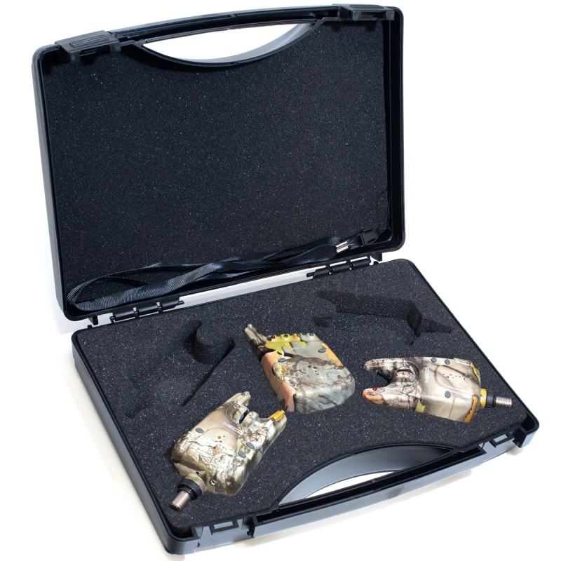 Zestaw sygnalizatorów brań z centralka Neco C102 camo 2+1