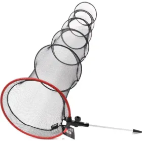 SIATKA WĘDKARSKA SADZYK 2M 35CM SZTYCA 6 OBRĘCZ NECO