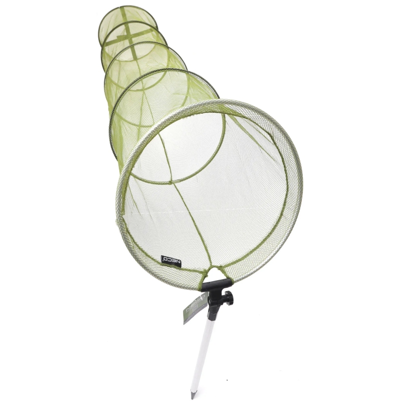 SIATKA WĘDKARSKA SADZYK 3M 40CM SZTYCA 6 OBRĘCZ NECO